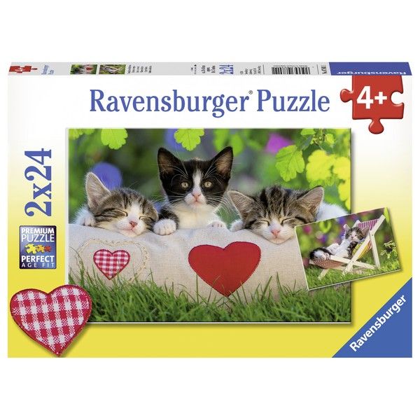 Ravensburger puzzle (slagalice) Zaljubljene mace RA07801 - ODDO igračke