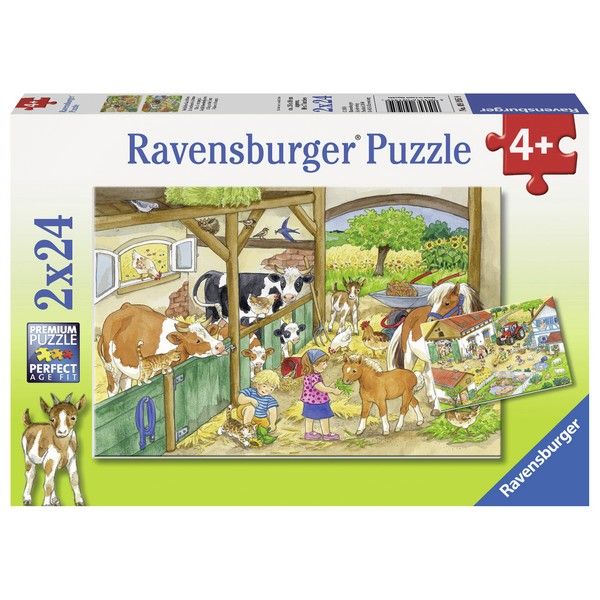 Ravensburger puzzle (slagalice) - Dan na farmi RA09195 - ODDO igračke