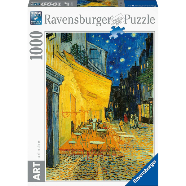 Ravensburger puzzle (slagalice) 1000pcs Terasa kafane u noći Van Gogh RA12000060 - ODDO igračke