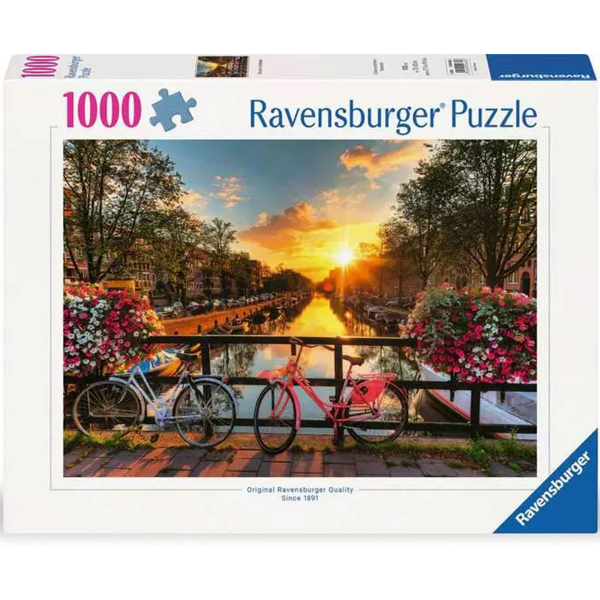 Ravensburger puzzle (slagalice) - 1000pcs Bicikli u Amsterdamu RA12000662 - ODDO igračke