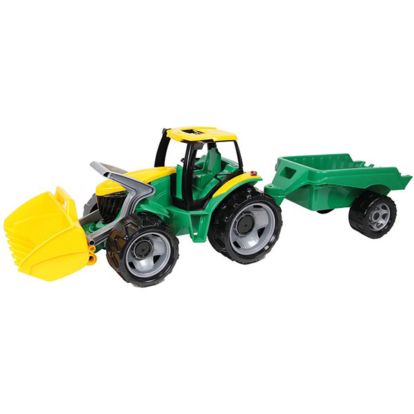 Traktor sa kašikom i prikolicom Lena 811403 - ODDO igračke