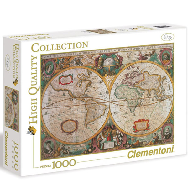 Clementoni Puzzla Old Map 1000 pcs CL31229 - ODDO igračke