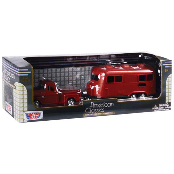 Motor Max 1:43 1941 Plymouth Pickup Sa Prikolicom 25/78670AC - ODDO igračke