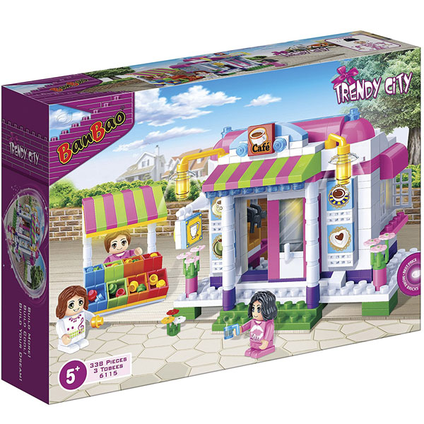 BanBao kocke Trendi Kafić 338pcs 117/6115 - ODDO igračke