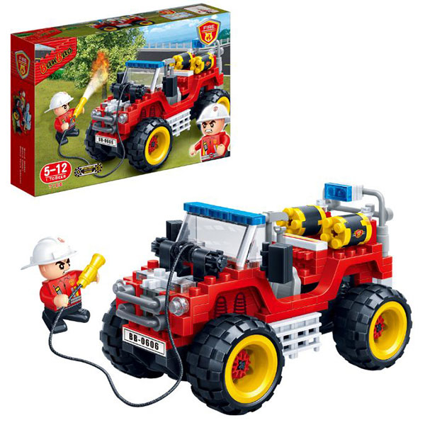 BanBao kocke Vatrogasni džip 148pcs 117/7106 - ODDO igračke