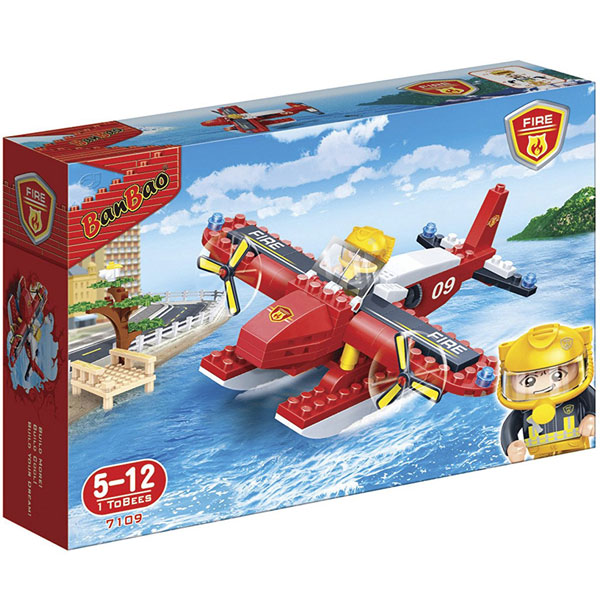 BanBao kocke Vatrogasni vodeni avion 125pcs 117/7109 - ODDO igračke