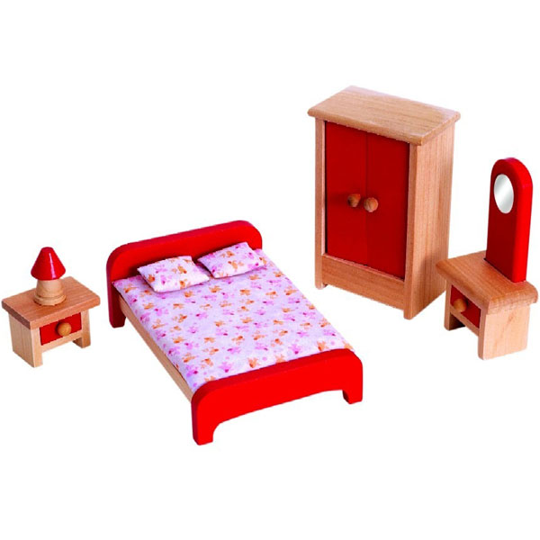 Woody Spavaća Soba za Kućicu za Lutke 90612 - ODDO igračke