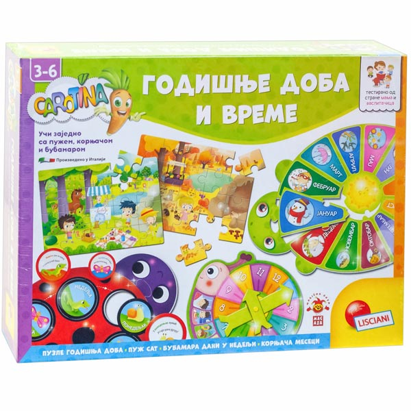 Lisciani Mali Genije SR Edukativna igra Godisnja doba i vreme RS67954 - ODDO igračke