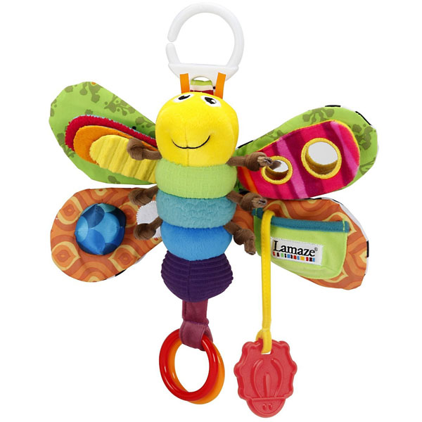 Plišana zvečka Freddie the Firefly Lamaze Tomy TM27024 - ODDO igračke