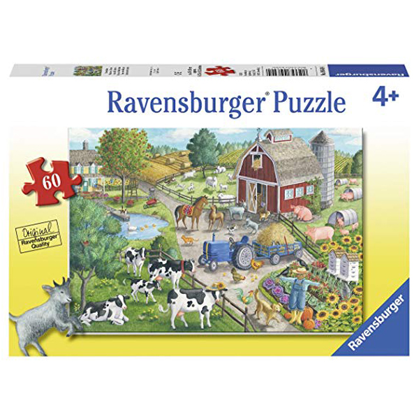 Ravensburger puzzle (slagalice) 60pcs - Na farmi RA09640  - ODDO igračke