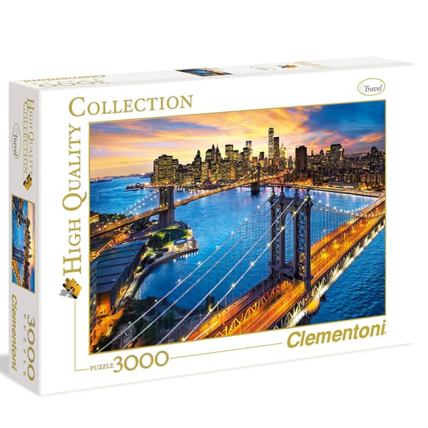 Clementoni Puzzla 3000pcs New York CL33546 - ODDO igračke