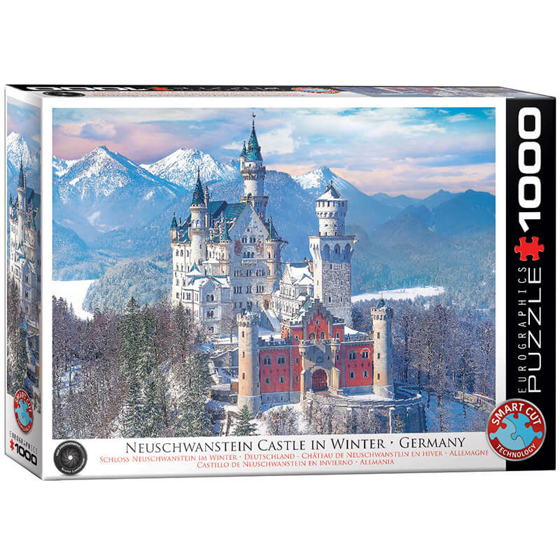 Eurographics Neuschwanstein Castle in Winter 1000-Piece Puzzle 6000-5419 - ODDO igračke