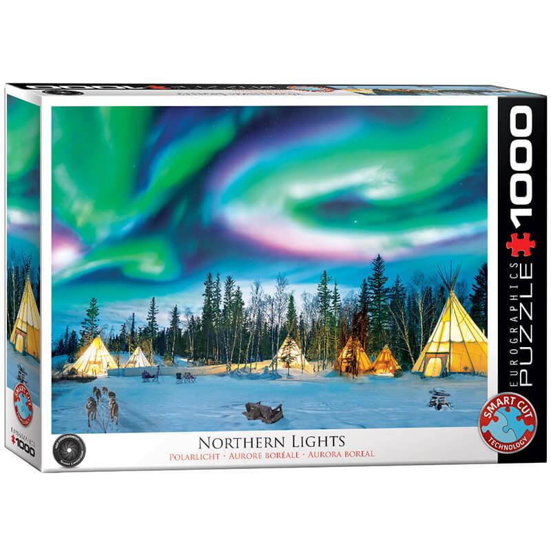 Eurographics Northern Lights - Yellowknife 1000-Piece Puzzle 6000-5435 - ODDO igračke