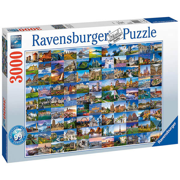 Ravensburger puzzle (slagalice) 99 najlepsih mesta na svetu 3000pcs RA17080 - ODDO igračke