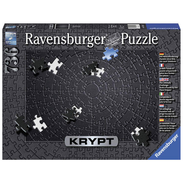 Ravensburger puzzle (slagalice) KRYPT crni 736pcs RA15260 - ODDO igračke
