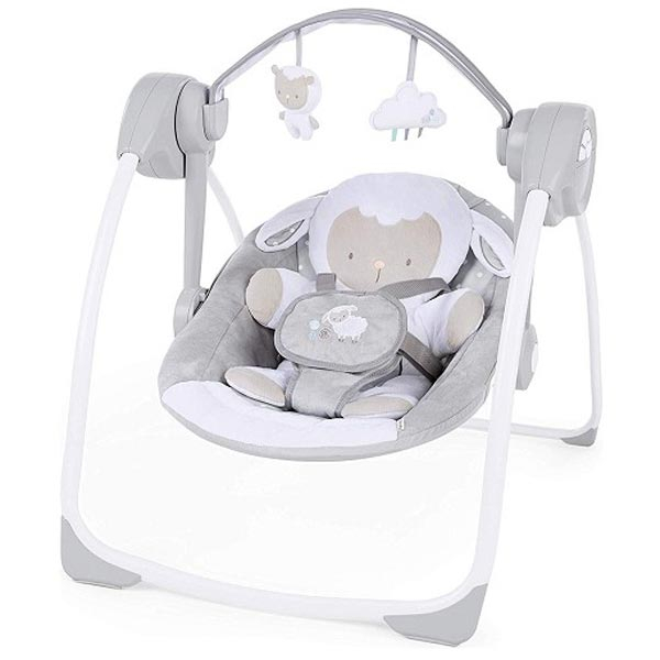 KIDS II Ingenuity Ljujaska Comfort 2 Go - Cuddle Lamb SKU12184 - ODDO igračke