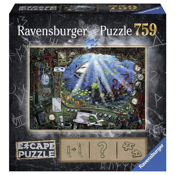 Ravensburger puzzla slagalica 759pcs Escape Room Puzzle Podmornica RA19959 - ODDO igračke