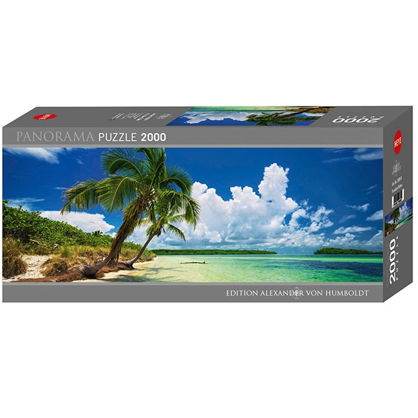 Heye puzzle 2000 pcs Edition Humboldt Panorama Paradise Palm 29860 - ODDO igračke