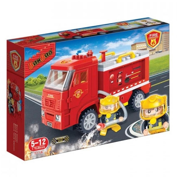 BanBao kocke Vatrogasni kamion 112pcs 117/7116 - ODDO igračke