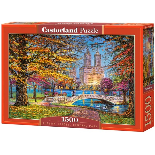 Castorland puzzla 1500 pcs Autumn Stroll Central Park, New York 151844 - ODDO igračke