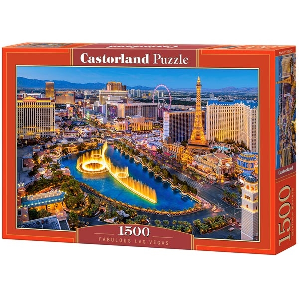 Castorland puzzla 1500 pcs Fabulous Las Vegas 151882 - ODDO igračke