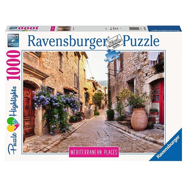 Ravensburger puzzle (slagalice) - 1000 pcs Mediterranean Places France RA14975 - ODDO igračke