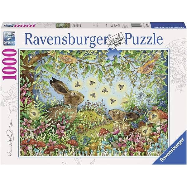Ravensburger puzzle (slagalice) - 1000 pcs Magic Forest Rabbits RA15172 - ODDO igračke