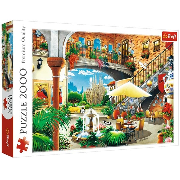 Trefl Puzzla 2000 pcs Vista of Barcelona 27105 - ODDO igračke