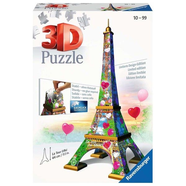 Ravensburger 3D puzzle (slagalice) - Ajfelov toranj Love Edition 216 Delova RA11183 - ODDO igračke