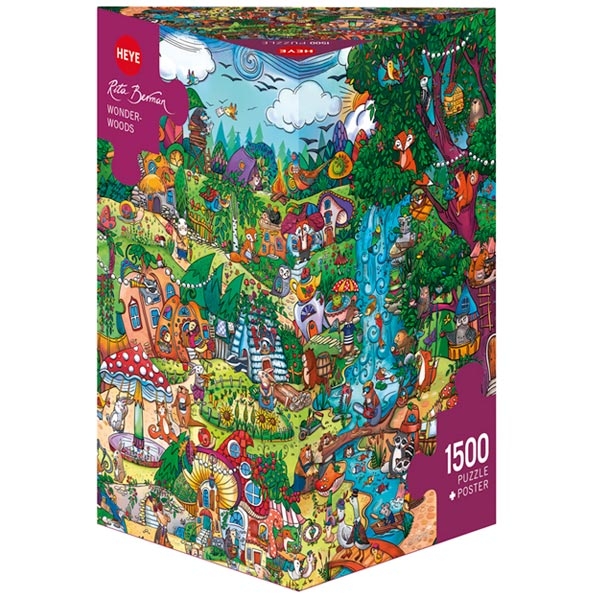 Heye puzzle 1500 pcs Triangle Berman Wonderwoods 29792 - ODDO igračke