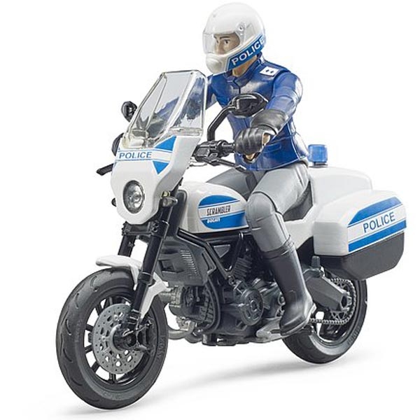 Motor Ducati Scrambler sa policajcem Bruder 627317 - ODDO igračke