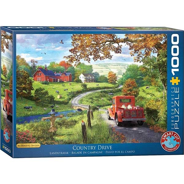 Eurographics Country Drive by Dominic Da 1000-Piece Puzzle 6000-0968 - ODDO igračke