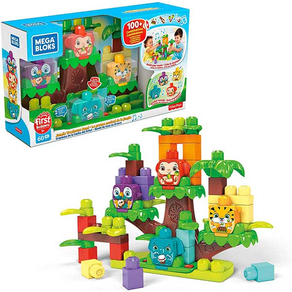 Mega Bloks Dinosauri Scopri e Suona - Costruzioni - Mattel | Get Your Fun