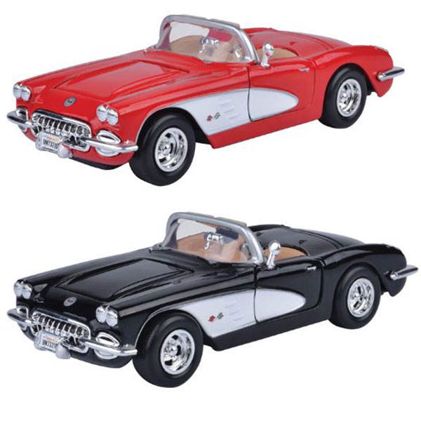 Metalni auto Motor Max 1:24 Chevrolet Corvette 1959  25/73216AC - ODDO igračke