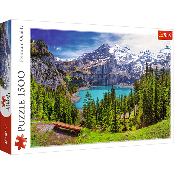 Trefl Puzzla 1500 pcs Lake Oeschinen, Alps, Switzerland 26166 - ODDO igračke