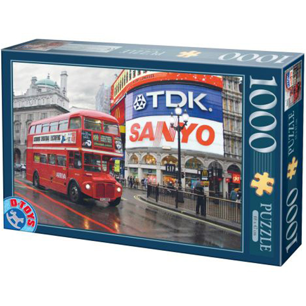 DToys puzzla 1000 pcs Night Landscapes London 07/64301-01 - ODDO igračke