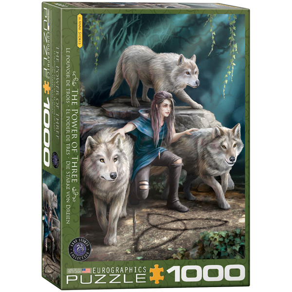 Eurographics The Power of Three by Anne Stokes 1000-Pieces Puzzle 6000-5476 - ODDO igračke