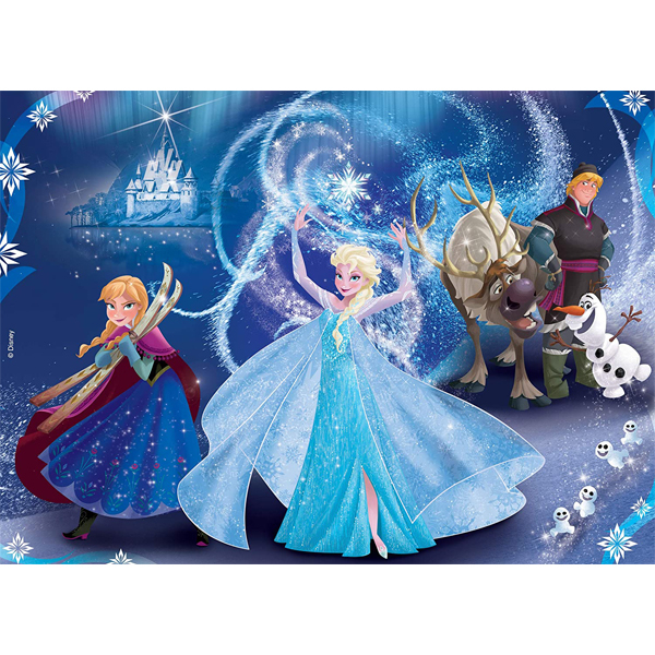 Slagalica Lisciani 24pcs Frozen 2u1 složi i oboji 74006 | ODDO igračke