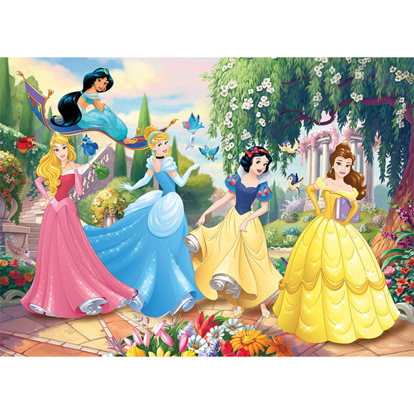 Slagalica Lisciani 60pcs Disney Princess 2u1 složi i oboji 74044 | ODDO ...