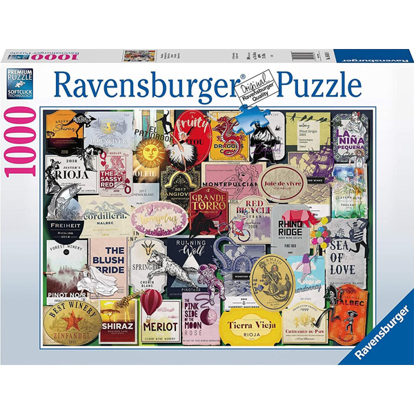 Ravensburger puzzle (slagalice) - Vinske etikete RA16811 - ODDO igračke