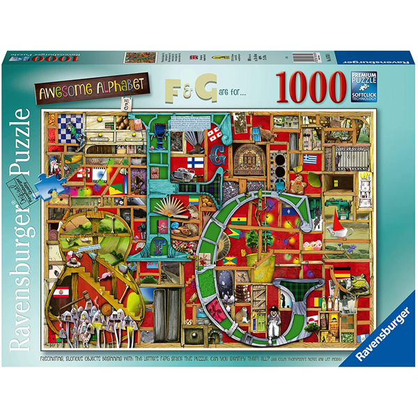 Ravensburger puzzle (slagalice) 1000pcs Alfabet F i G RA16761 - ODDO igračke