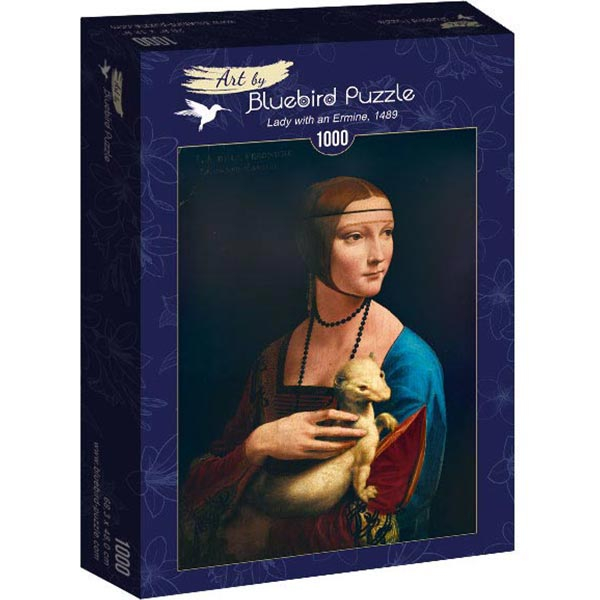 Bluebird puzzle 1000 pcs Leonardo Da Vinci - Lady with an Ermine 60012 - ODDO igračke