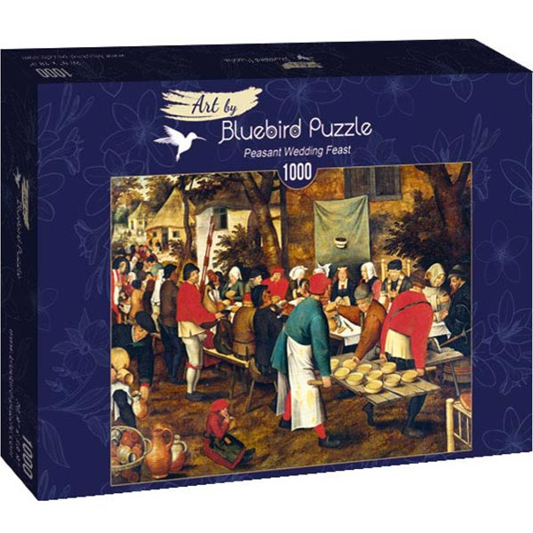 Bluebird puzzle 1000 pcs - Pieter Brueghel the Younger - Peasant Wedding Feast 60025 - ODDO igračke