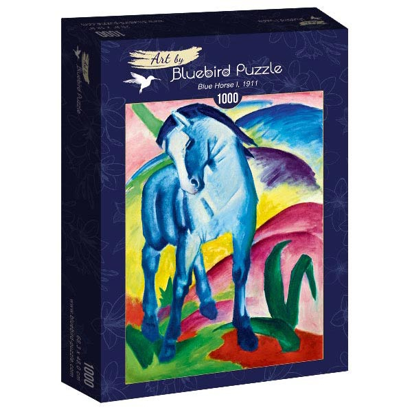 Bluebird puzzle 1000 pcs Franz Marc - Blue Horse I 60069 - ODDO igračke