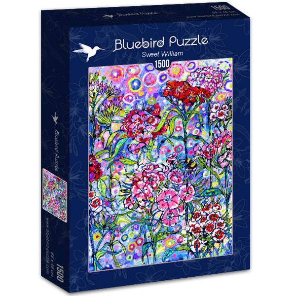 Bluebird puzzle 1500 pcs Sally Rich Sweet william 70432 - ODDO igračke