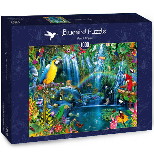 Bluebird puzzle 1000 pcs Parrot Tropics 70298-P - ODDO igračke