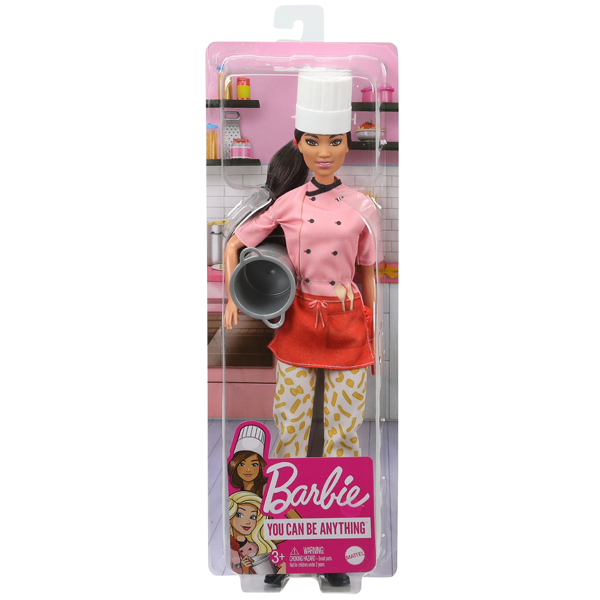 Barbie lutka Pasta Chef Brunette Šef kuhinje GTW38 - ODDO igračke