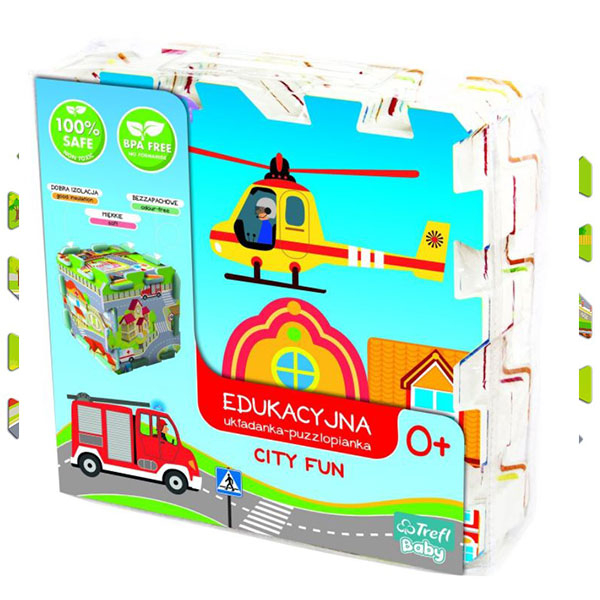 Trefl Edukativne Podne puzzle City fun 60696 - ODDO igračke