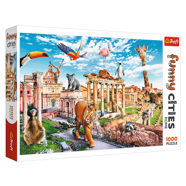 Trefl puzzla Funny cities Rome 1000pcs 10600 - ODDO igračke