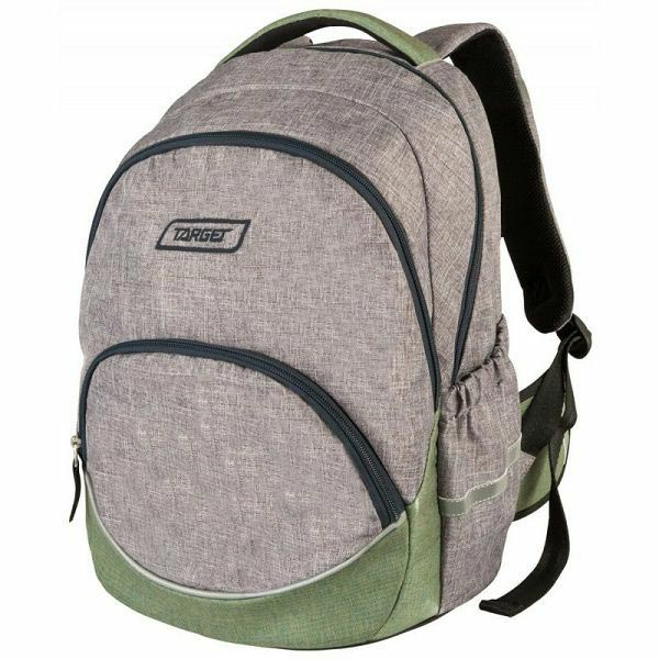 Ranac anatomski 3 zipa Target Flow Pack Grey 26291 - ODDO igračke